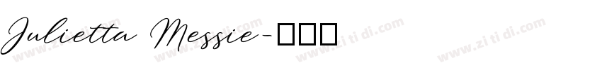 Julietta Messie字体转换